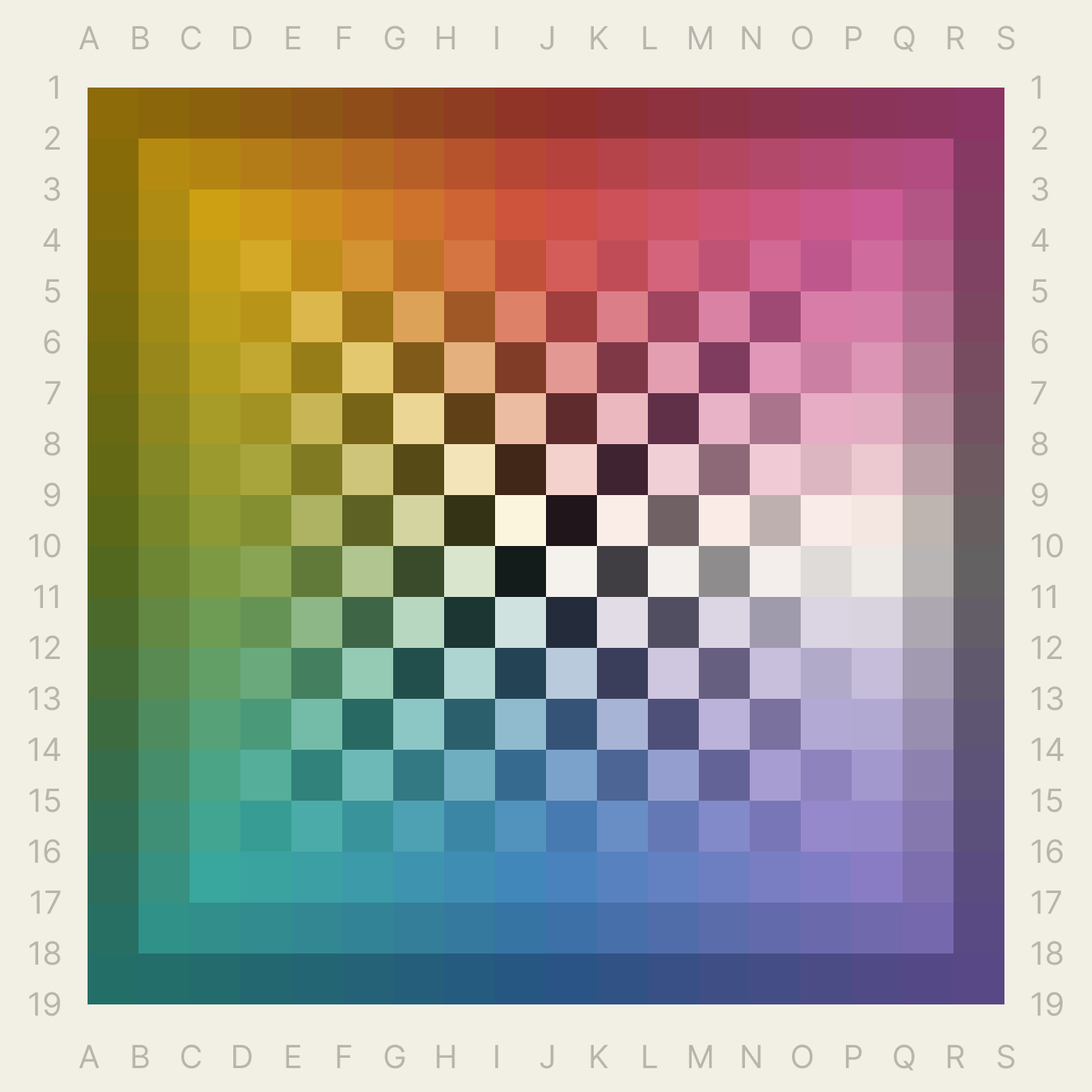 MTP Interactive UI grid preview in light mode