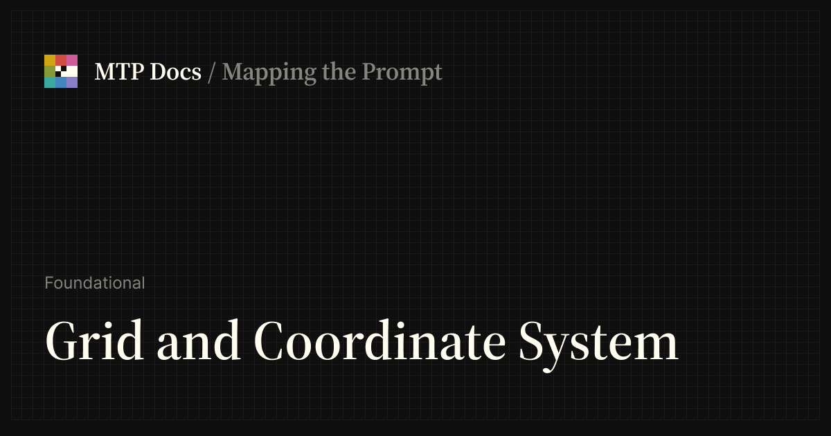 Grid and Coordinate System | MTP Docs
